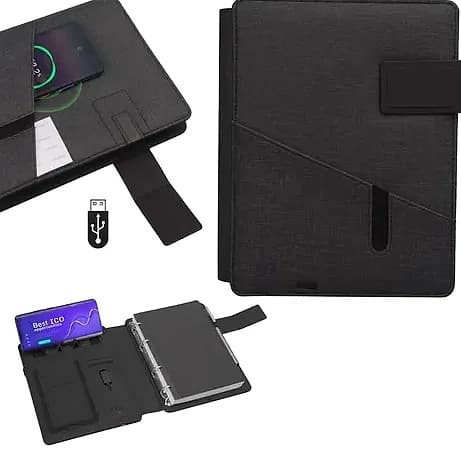 8000 mAh 32 GB Kablosuz Organizer Powerbank — toptan promosyon siparişlerine uygun