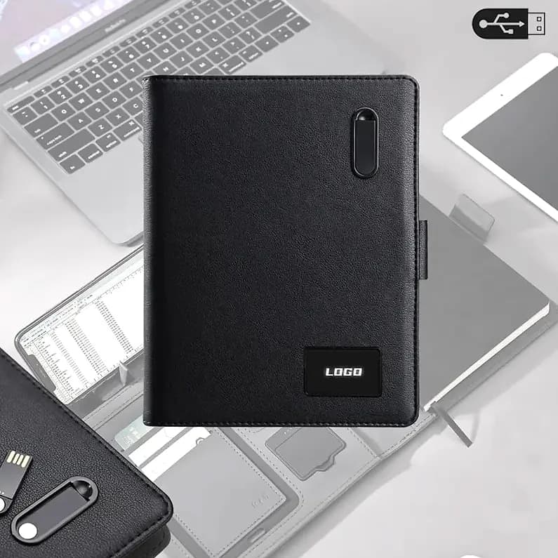 Powerbank Organizer, 8.000 mAh ve 16 GB USB için logolu promosyon üretimi