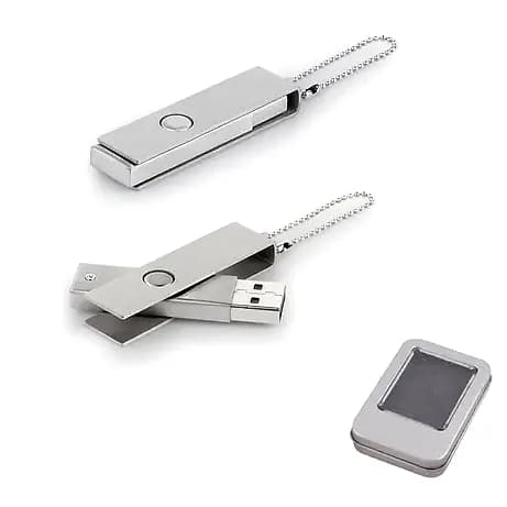 8 GB Anahtarlık USB Bellek, Metal Gövde için logolu promosyon üretimi
