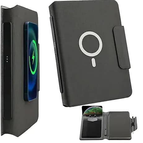 Kapaklı Powerbank Organizer, 8000 mAh, promosyon kataloğunda logolu model