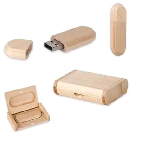 Ahşap 16 GB USB Bellek, promosyon kataloğunda logolu model