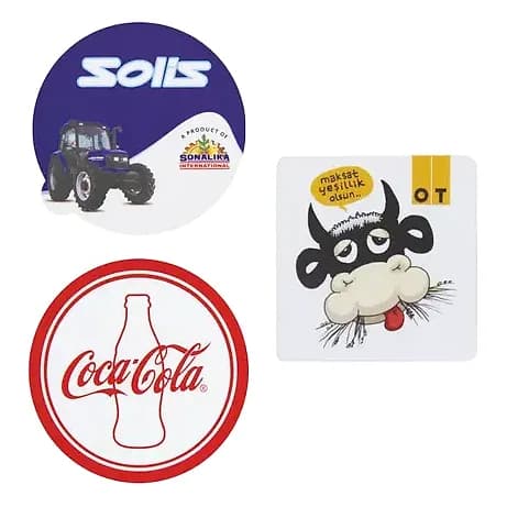 Masa Koruyucu Bardak Altlığı, 500 Adetten — logo baskılı promosyon seçeneği