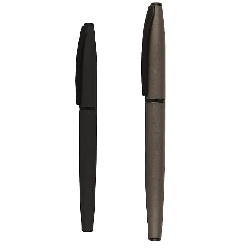 Kapaklı Metal Roller Kalem | İki Renk Seçeneği — logo baskılı promosyon seçeneği
