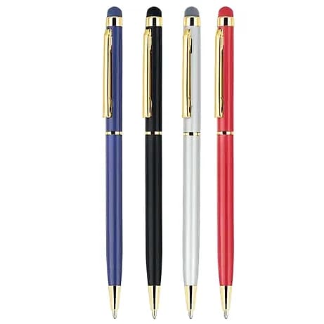 Altın Halkalı Metal Tükenmez Kalem — 33 TL; promosyon siparişlerinde kurumsal baskı için hazır