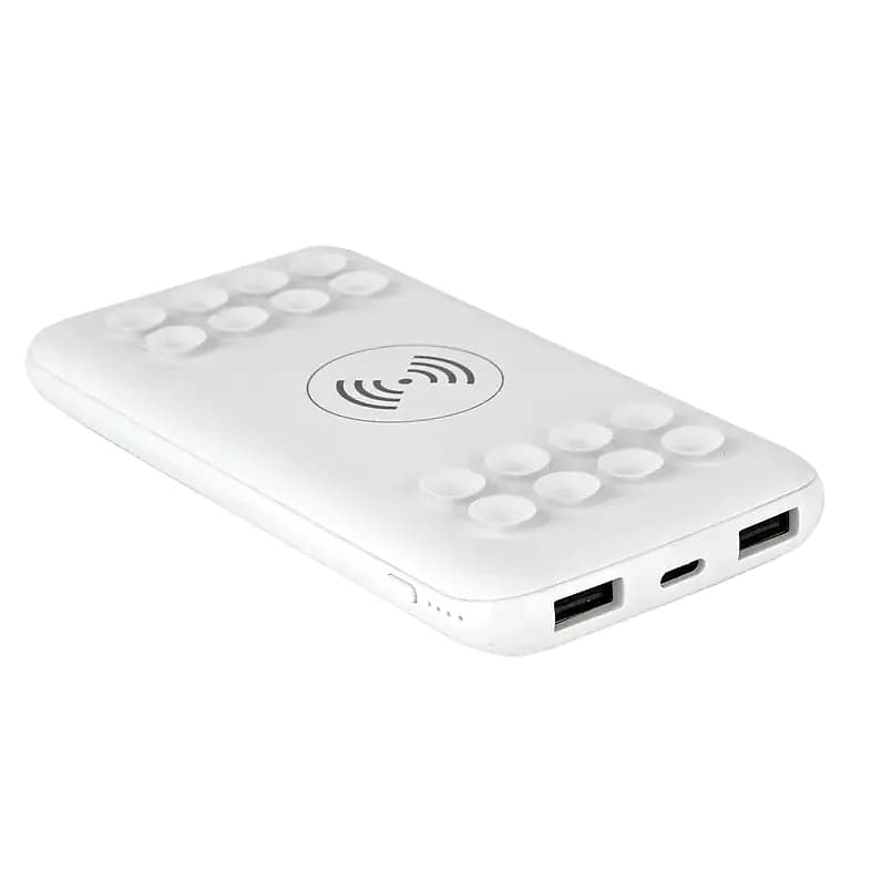 Vantuzlu Kablosuz Powerbank, 10.000 mAh için logolu promosyon üretimi
