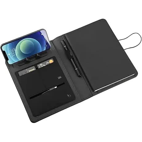 MagSafe Organizer Powerbank 5000 mAh, Kart Gözlü; promosyon siparişlerinde kurumsal baskı için hazır