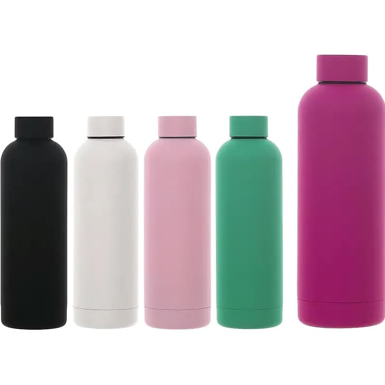 Termos 500 ml Mat Gövde Düz Kapak — logo baskılı promosyon seçeneği