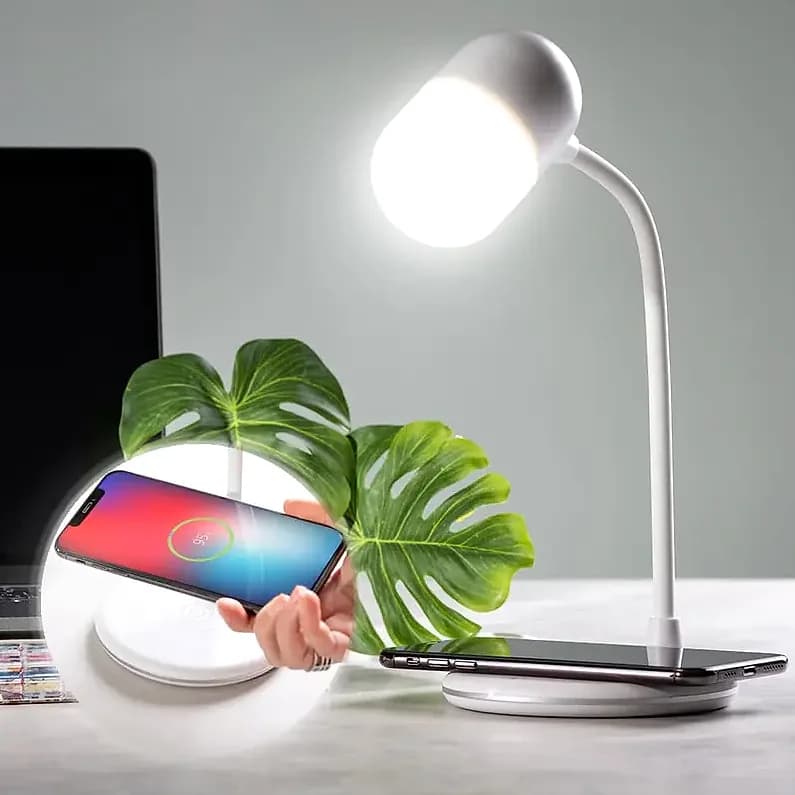 Bluetooth Hoparlör ve Lamba, Kablosuz Şarjlı — logolu promosyon ürünü
