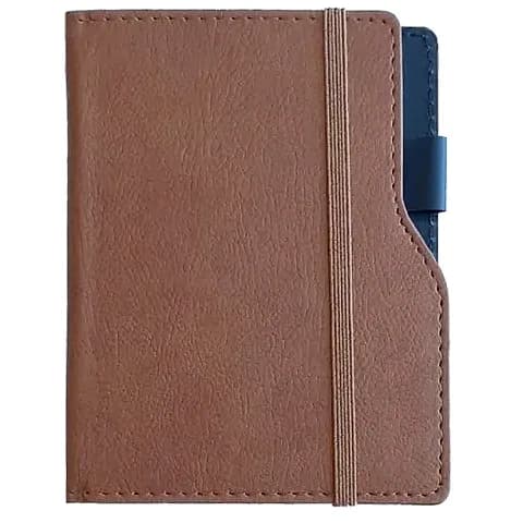 Sert Deri Kapaklı 9x14 Cm Cep Defteri için logolu promosyon üretimi