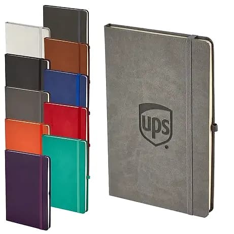 Eko Termo Deri Defter, 100 Adetten — logolu promosyon ürünü