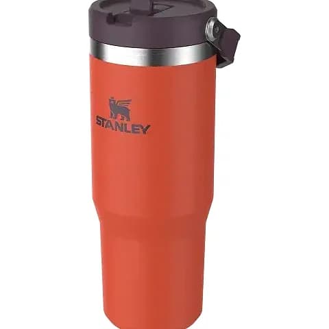 Stanley IceFlow Flip Straw Termos, 0.88 LT Turuncu; promosyon siparişlerinde kurumsal baskı için hazır