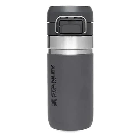 Stanley Quick Flip Termos Matara, 0.47 LT Charcoal — logolu promosyon ürünü