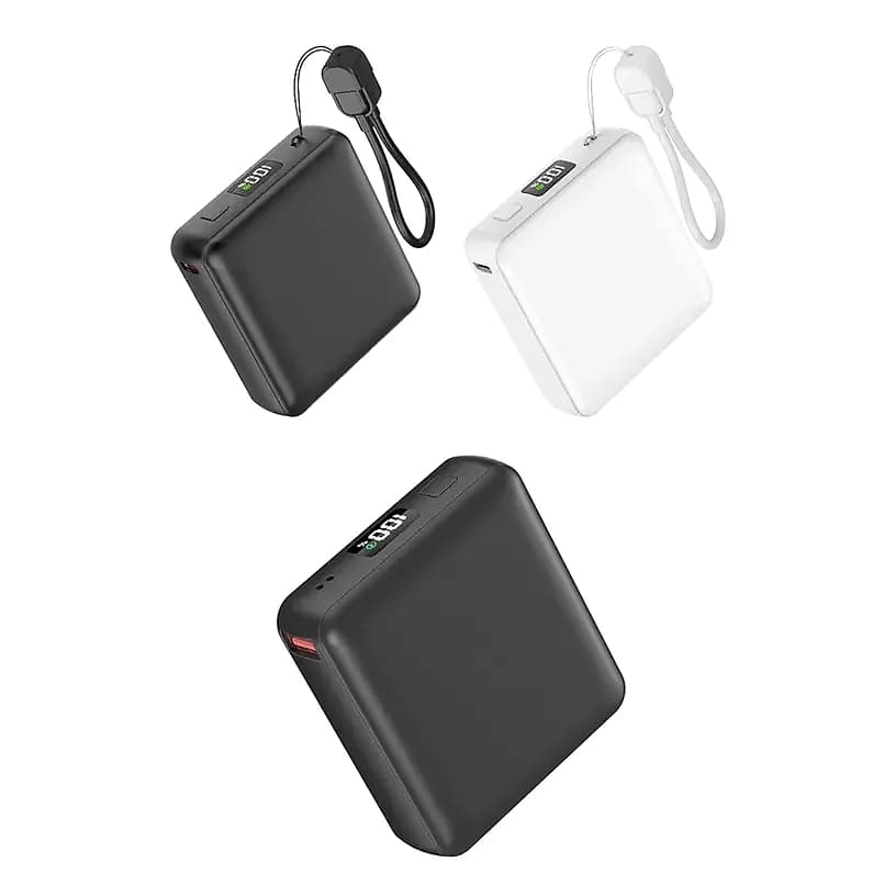 Dijital Göstergeli Powerbank, 50 Adetten, promosyon kataloğunda logolu model