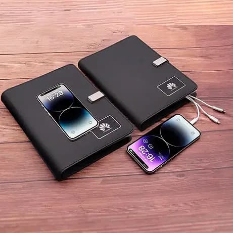 Işıklı Powerbank Organizer, 8.000 mAh için logolu promosyon üretimi