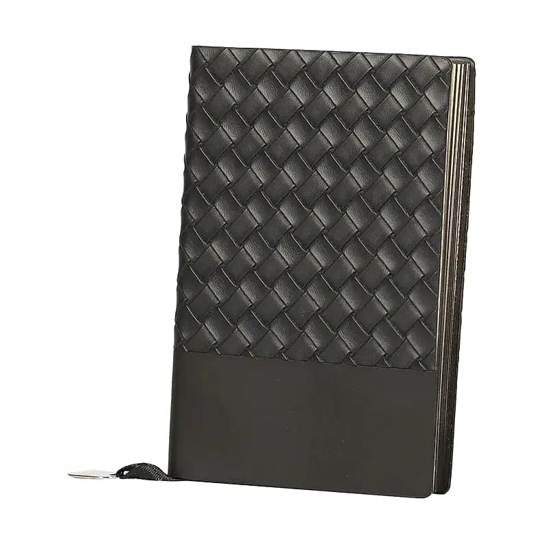 Desenli Termo Deri Defter, 9x14 cm — logolu promosyon ürünü