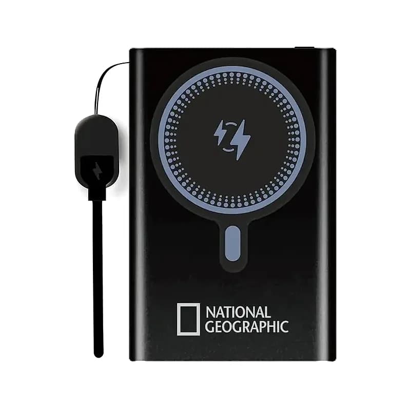 MagSafe Powerbank 5000 mAh, Mavi Halka, promosyon kataloğunda logolu model