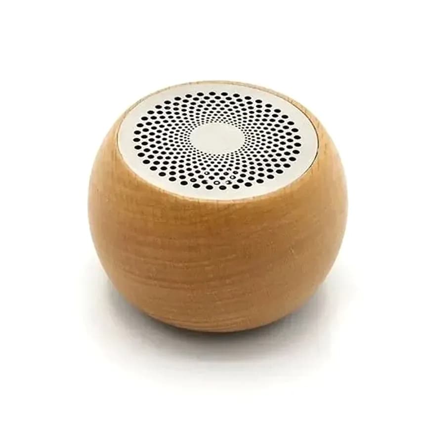 Doğal Dokulu Ahşap Gövdeli Bluetooth Hoparlör, promosyon kataloğunda logolu model