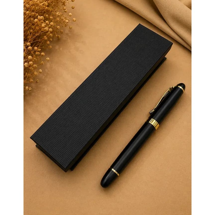 Gold Detaylı Metal Roller Kalem, Özel Kutu, promosyon kataloğunda logolu model