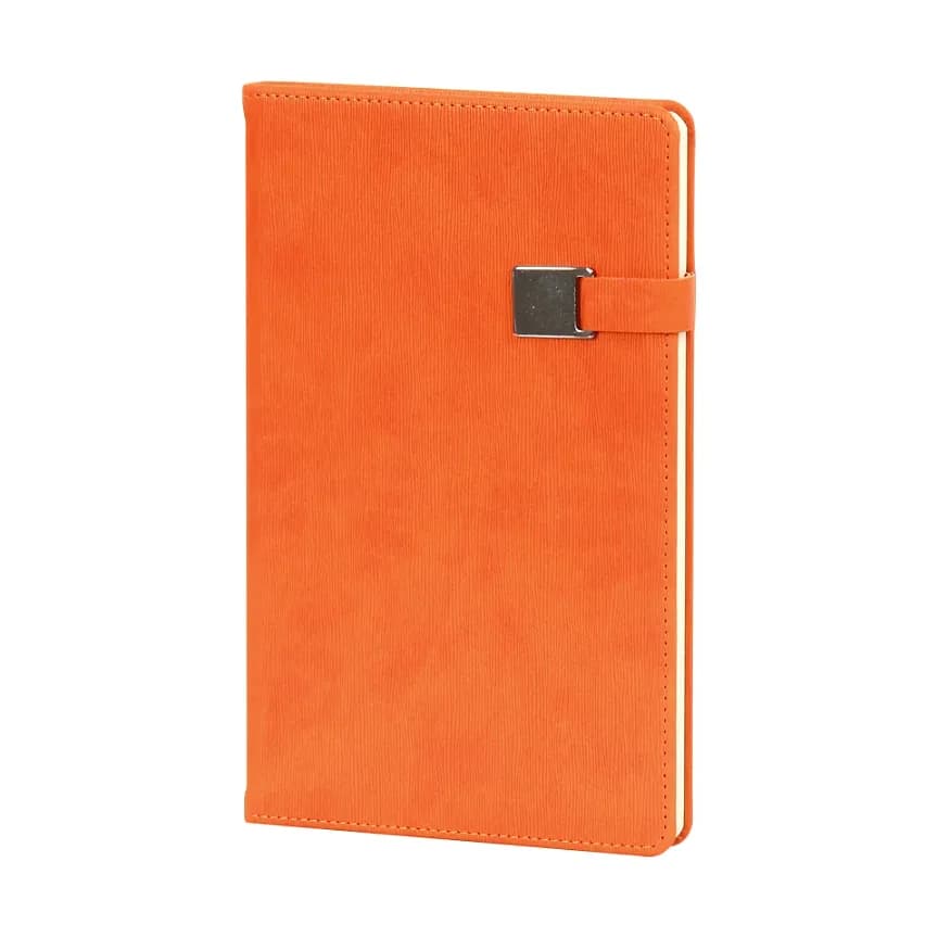 Tarihsiz Defter (Metal Aparatlı, 13x21 cm); promosyon siparişlerinde kurumsal baskı için hazır