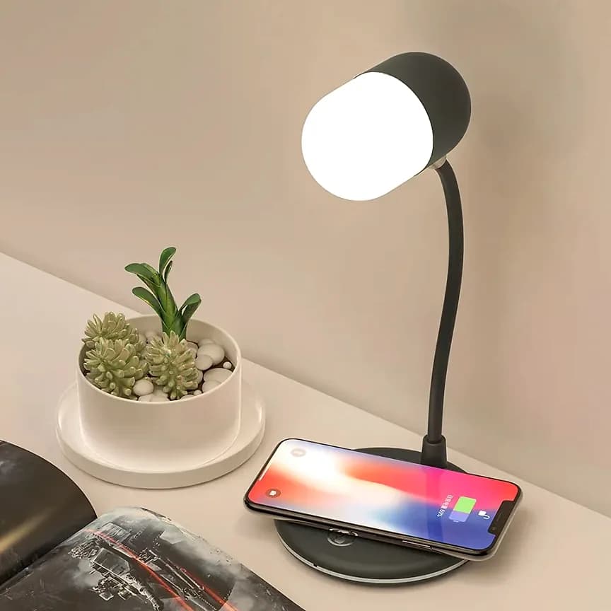 Masa Lambası ve Kablosuz Şarj, Tek Gövde, promosyon kataloğunda logolu model