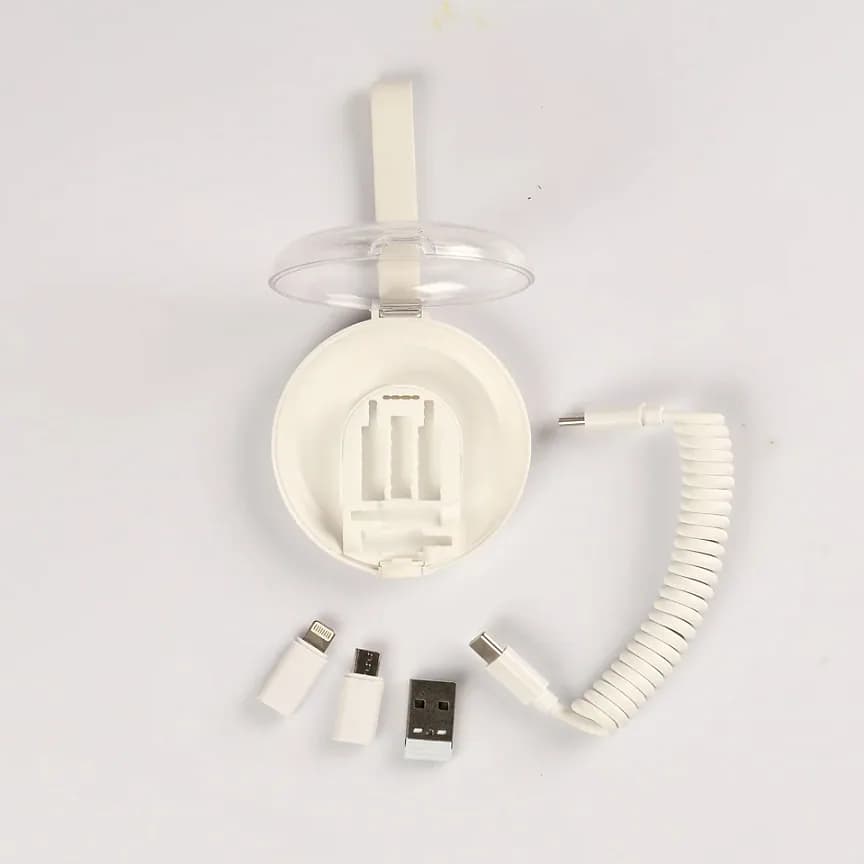60 W Şarj Kablosu Seti, Kutulu; promosyon siparişlerinde kurumsal baskı için hazır