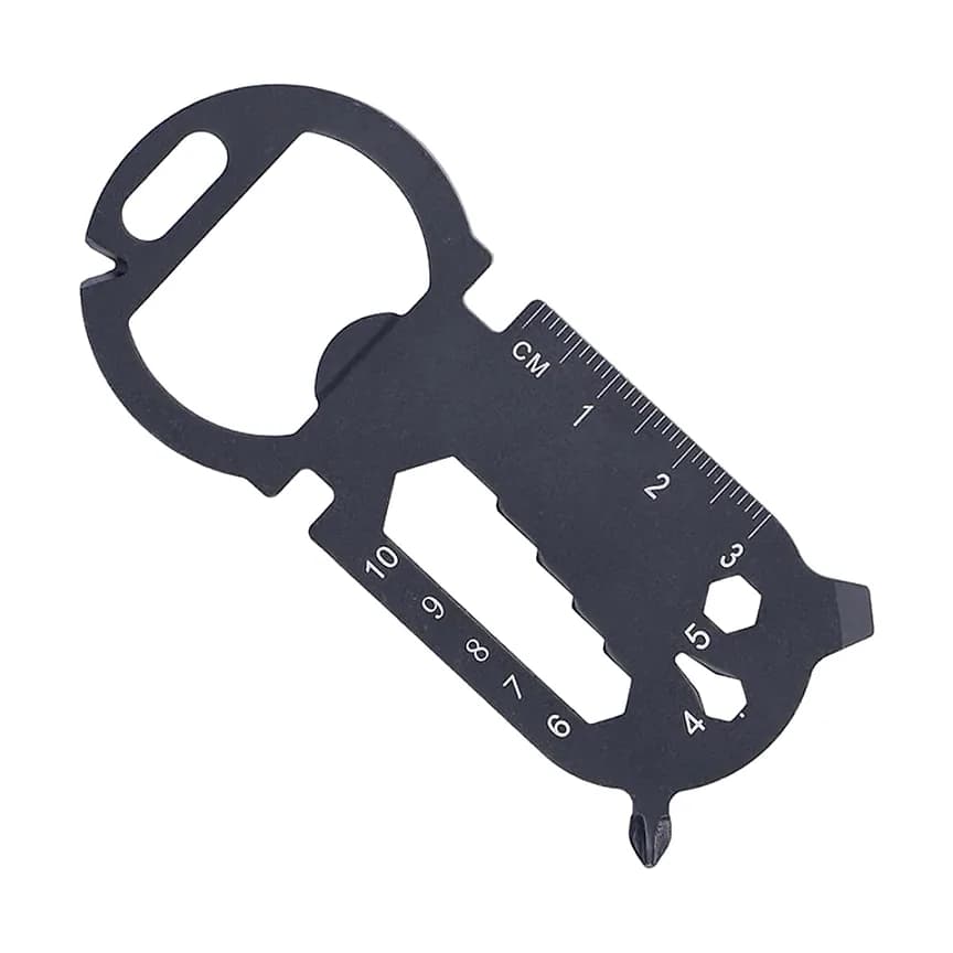 85x38 Mm Çok Amaçlı Metal Anahtarlık — logo baskılı promosyon seçeneği