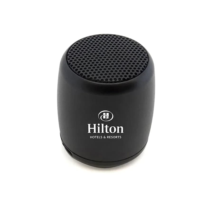 Silindirik Bluetooth Hoparlör, Metal Örgü Gövde — logo baskılı promosyon seçeneği