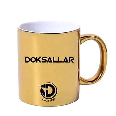 Gold Kupa Bardak, Süblimasyon Baskılı Gövde için logolu promosyon üretimi
