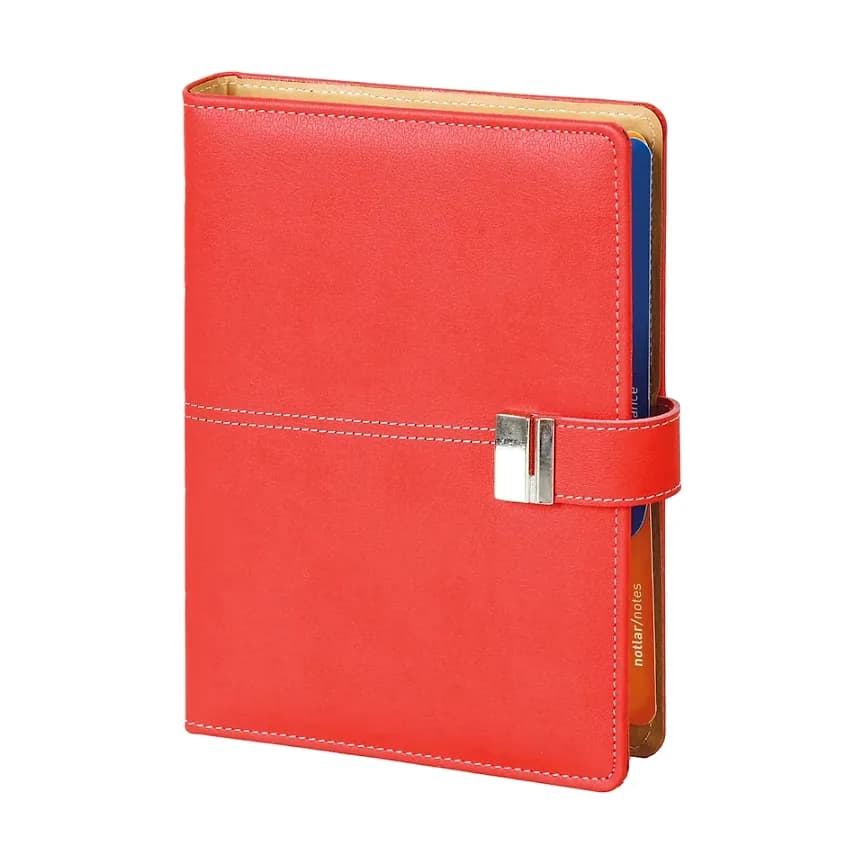Termo Deri Organizer ve Metal Toka 18x23 — logo baskılı promosyon seçeneği