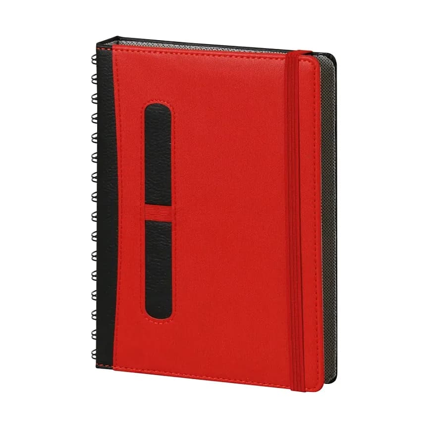 16,5x22 cm Termo Deri Spiralli Ajanda — toptan promosyon siparişlerine uygun