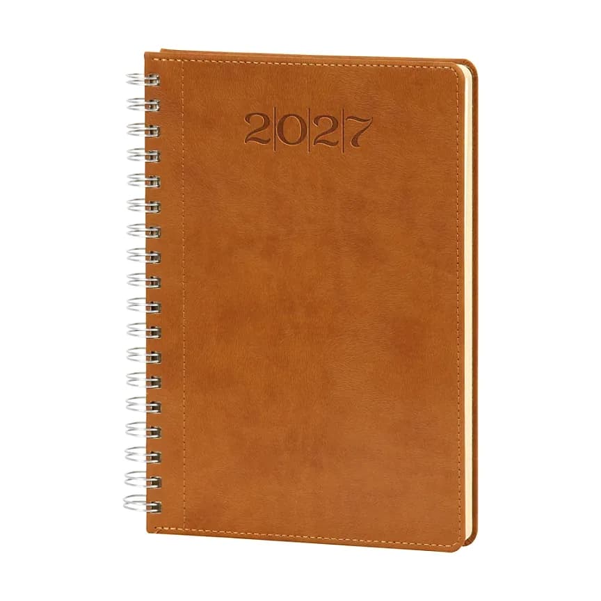 Termo Deri Spiralli Ajanda 20x28 Cm için logolu promosyon üretimi