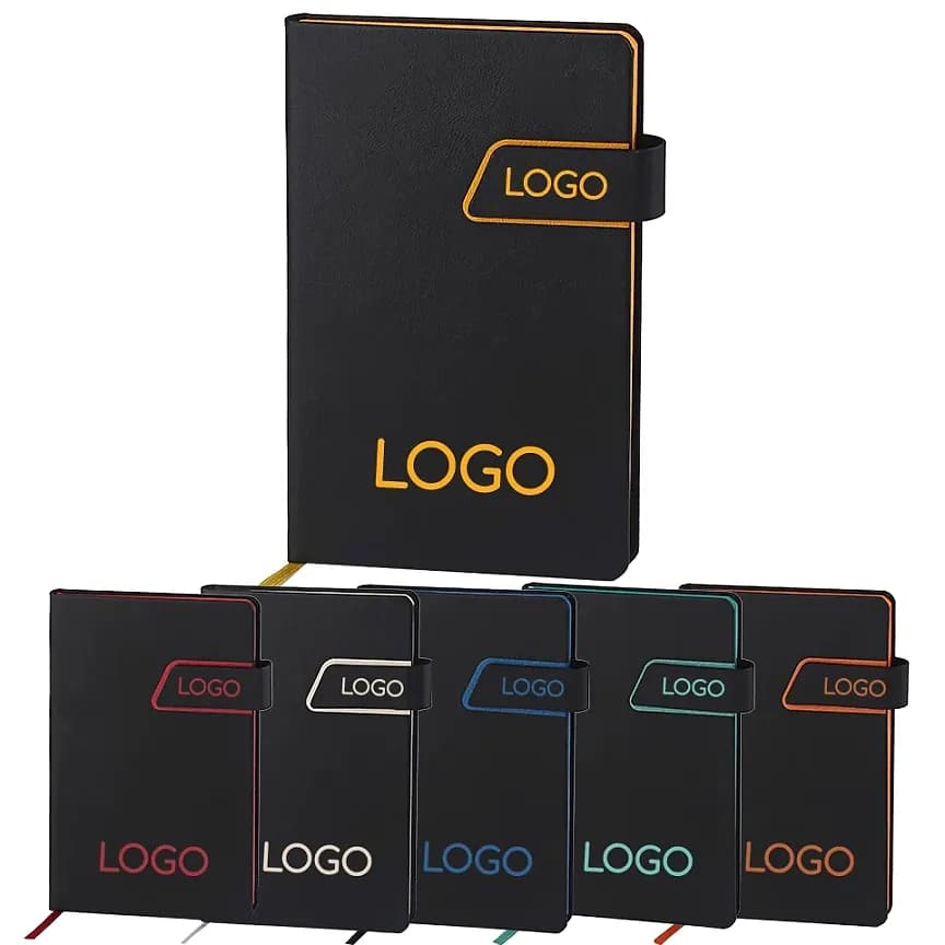 Termo Deri Defter 13x21, Lastik Bantlı, promosyon kataloğunda logolu model