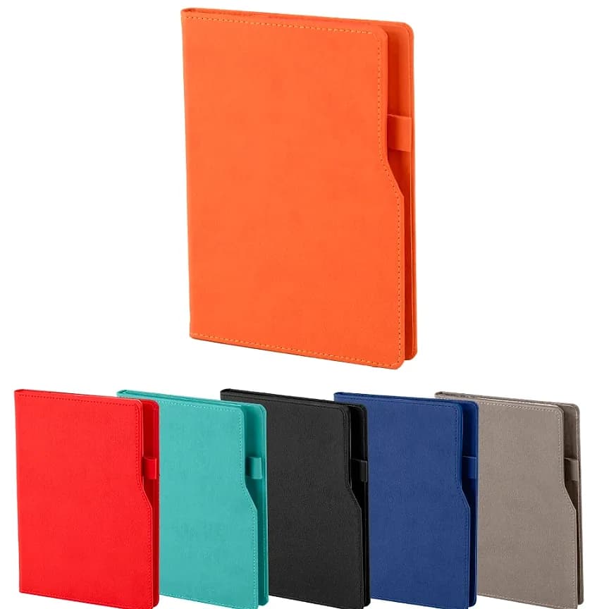 Kalem Halkalı Termo Deri Defter 15x21 Cm için logolu promosyon üretimi