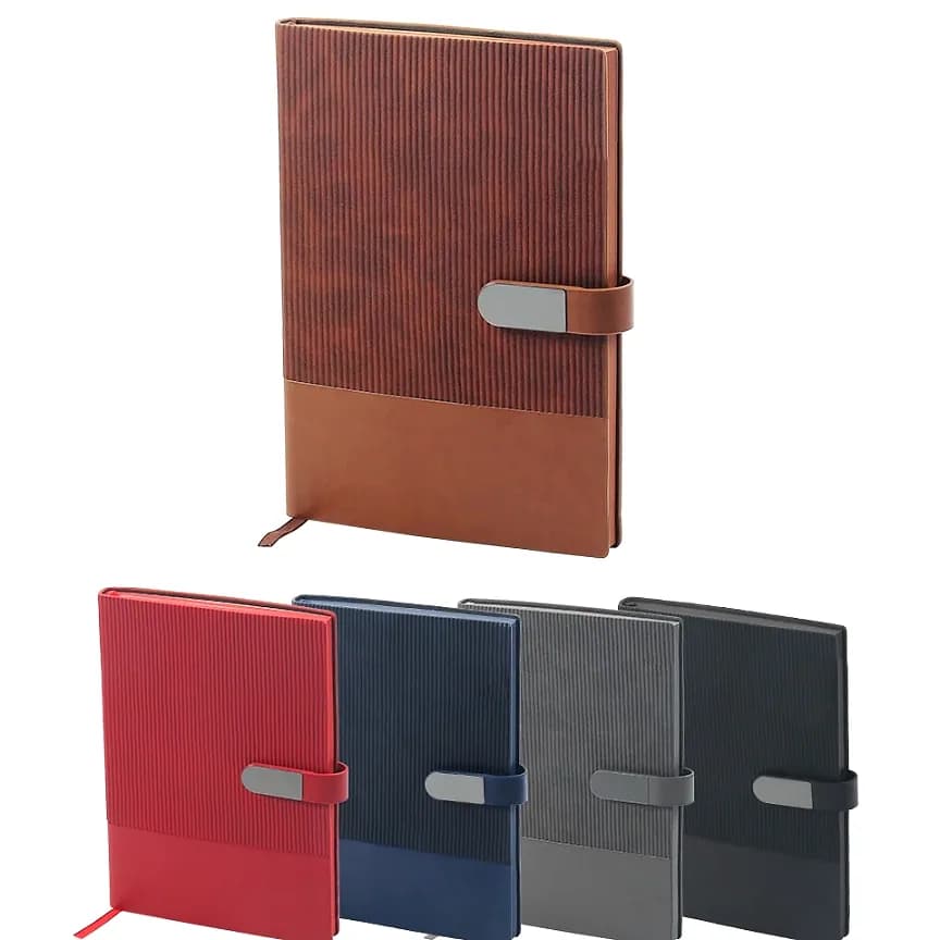 Termo Deri Tarihsiz Defter 14,5x21 cm, 224 Sayfa — logo baskılı promosyon seçeneği