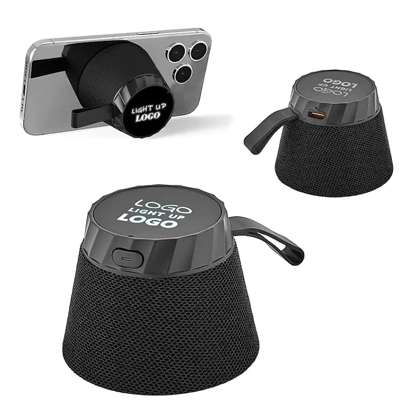 Işıklı Logolu Bluetooth Hoparlör, Kompakt, promosyon kataloğunda logolu model