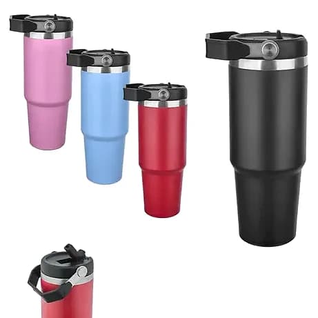 900 ml Çelik Termos, Geniş Ağızlı Çift Cidar — toptan promosyon siparişlerine uygun
