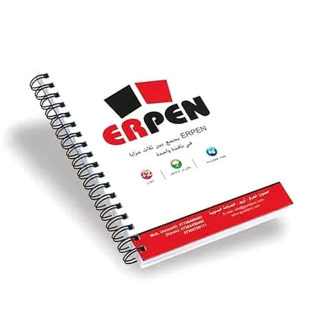 Spiralli Not Defteri 13x21 cm; promosyon siparişlerinde kurumsal baskı için hazır