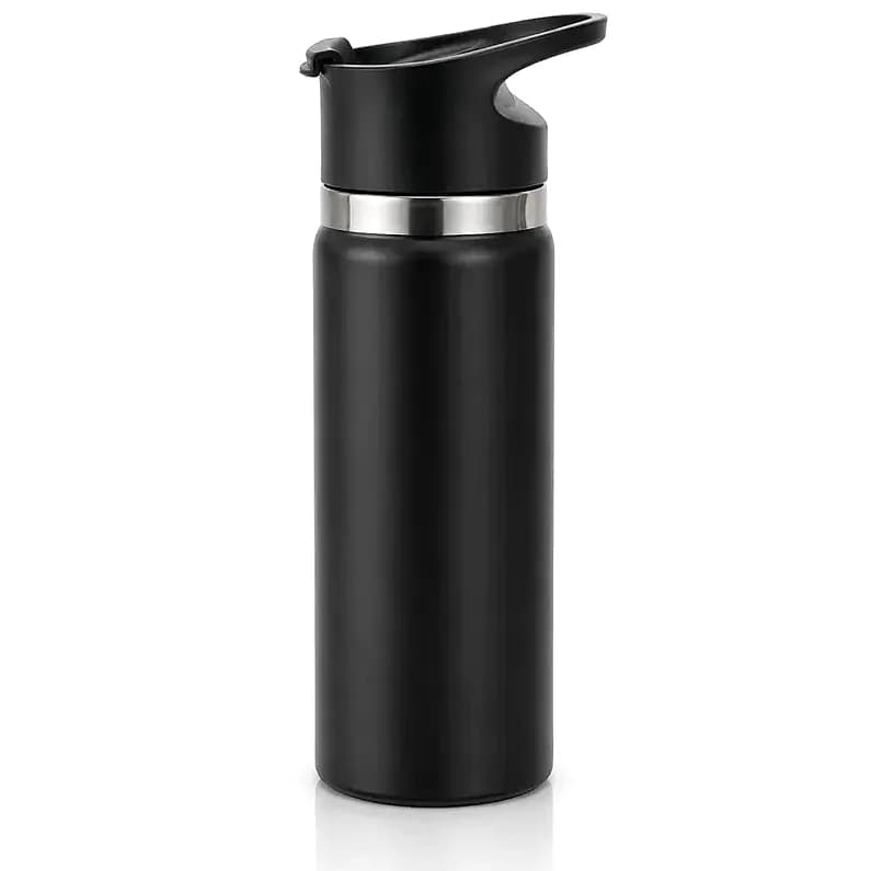 Çelik Termos 500 ml, Gümüş Gövde — logolu promosyon ürünü