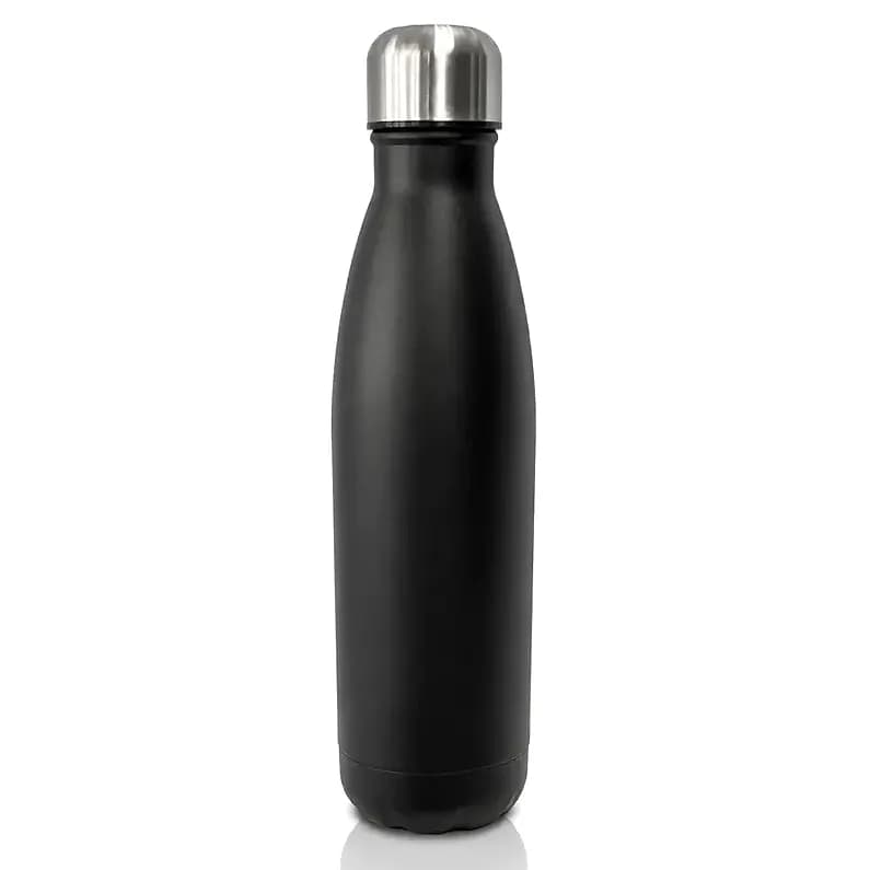 Parlak Kapaklı Metal Termos 500 ml — logo baskılı promosyon seçeneği