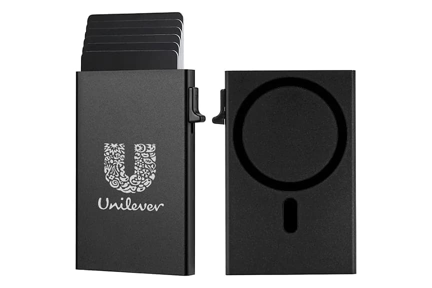 Metal MagSafe Kartlık, Alüminyum, İnce — logo baskılı promosyon seçeneği