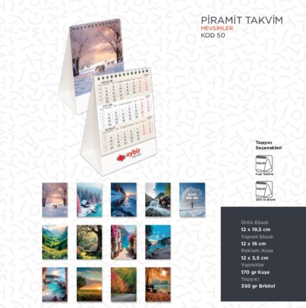 2026 promosyon piramit takvim 50