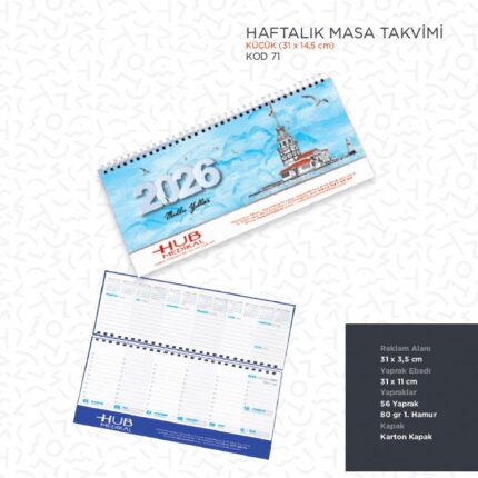 promosyon haftalik masa takvimi