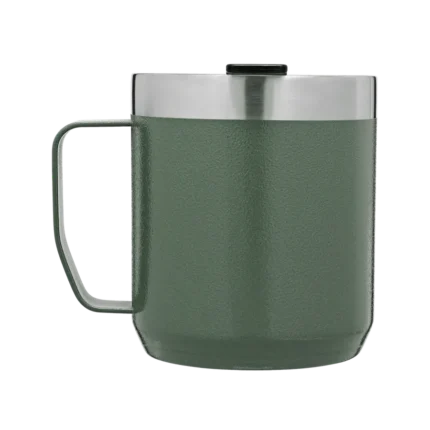 Paslanmaz çelik ve plastik karışımlı termal içecek termosu