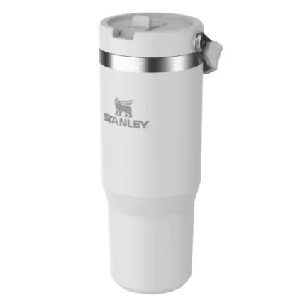 Stanley The IceFlow Flip Straw Pipetli Termos 0,88 LT – Polar (Beyaz) PRM-09993-407