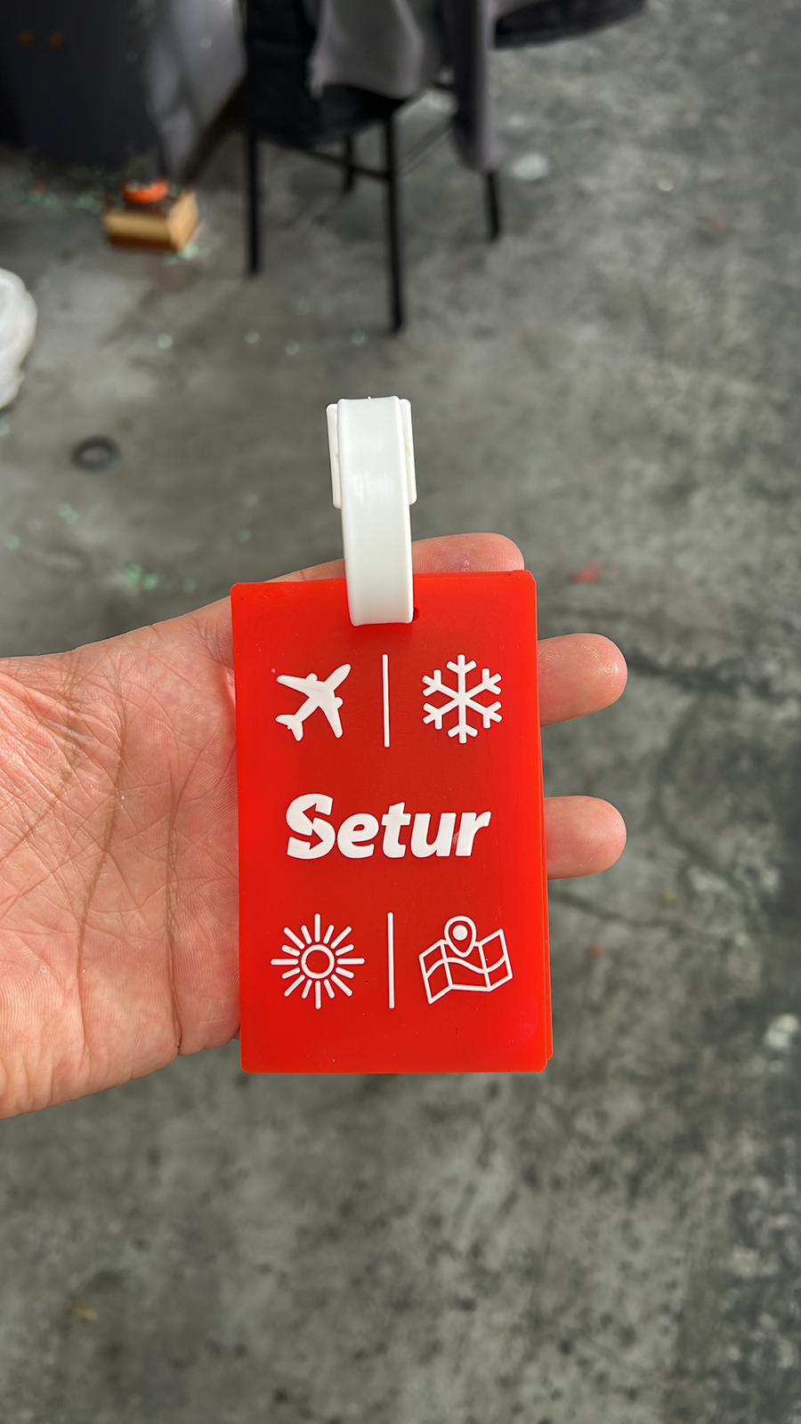 PVC Kauçuk Bavul Etiketi – k140