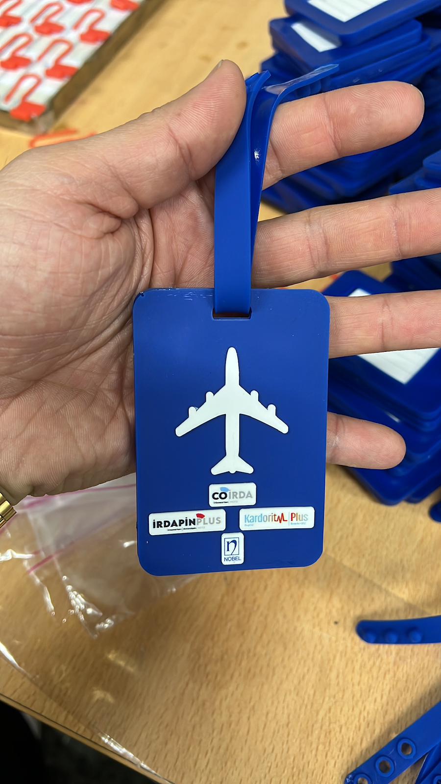 PVC Kauçuk Bavul Etiketi – k140
