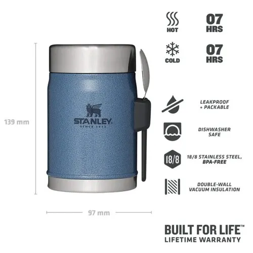 Stanley Klasik Paslanmaz Çelik Yemek Termosu Kaşıklı 0,40 LT PRM – C9980