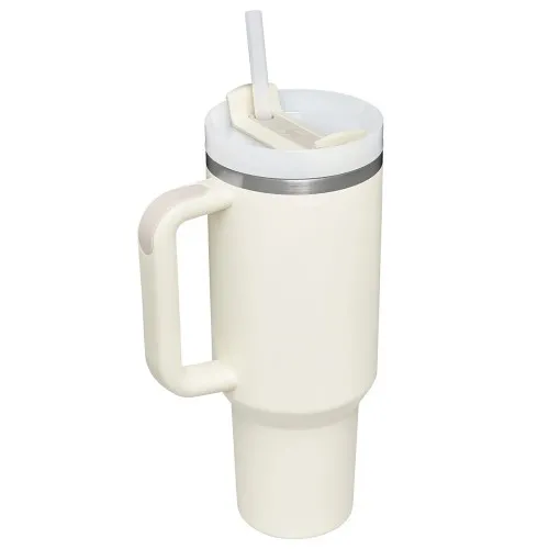 Stanley Quencher Pipetli Termos Bardak 1.18 Lt – Krem PRM – C9971