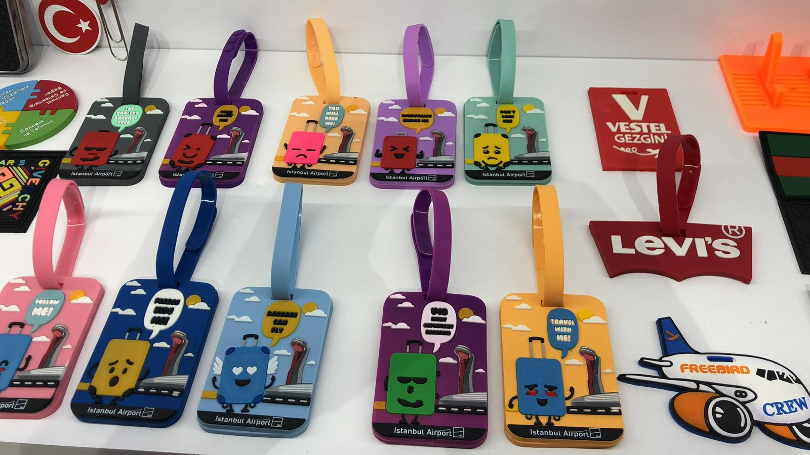 PVC Kauçuk Bavul Etiketi – k140
