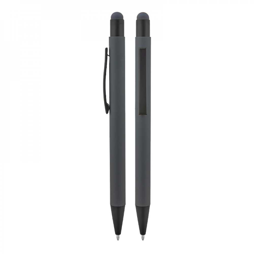 Metal Tükenmez Touchpen Kalem Rubber Gövde – ym1027